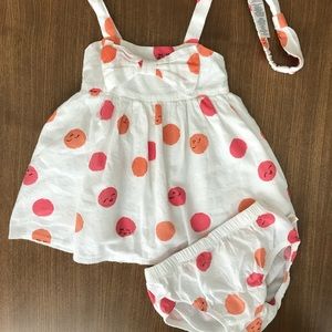 Polka dot Rosie Pope Dress Set